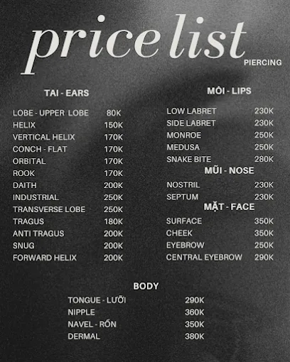 Nấm Mèo Tattoo & Piercings